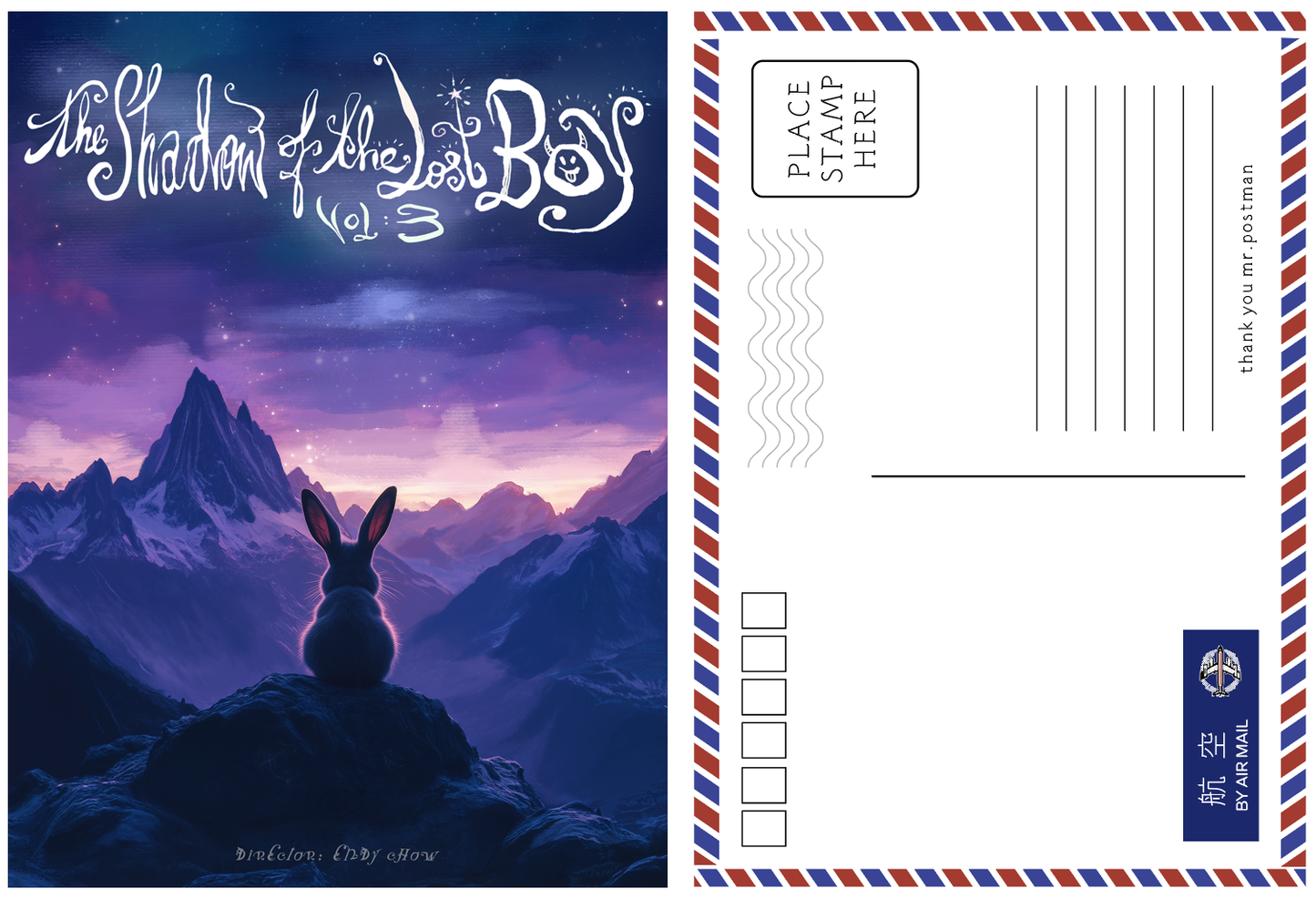 秘密部屋音樂會 Shadow of the Lost Boy Vol.3 Postcard 明信片