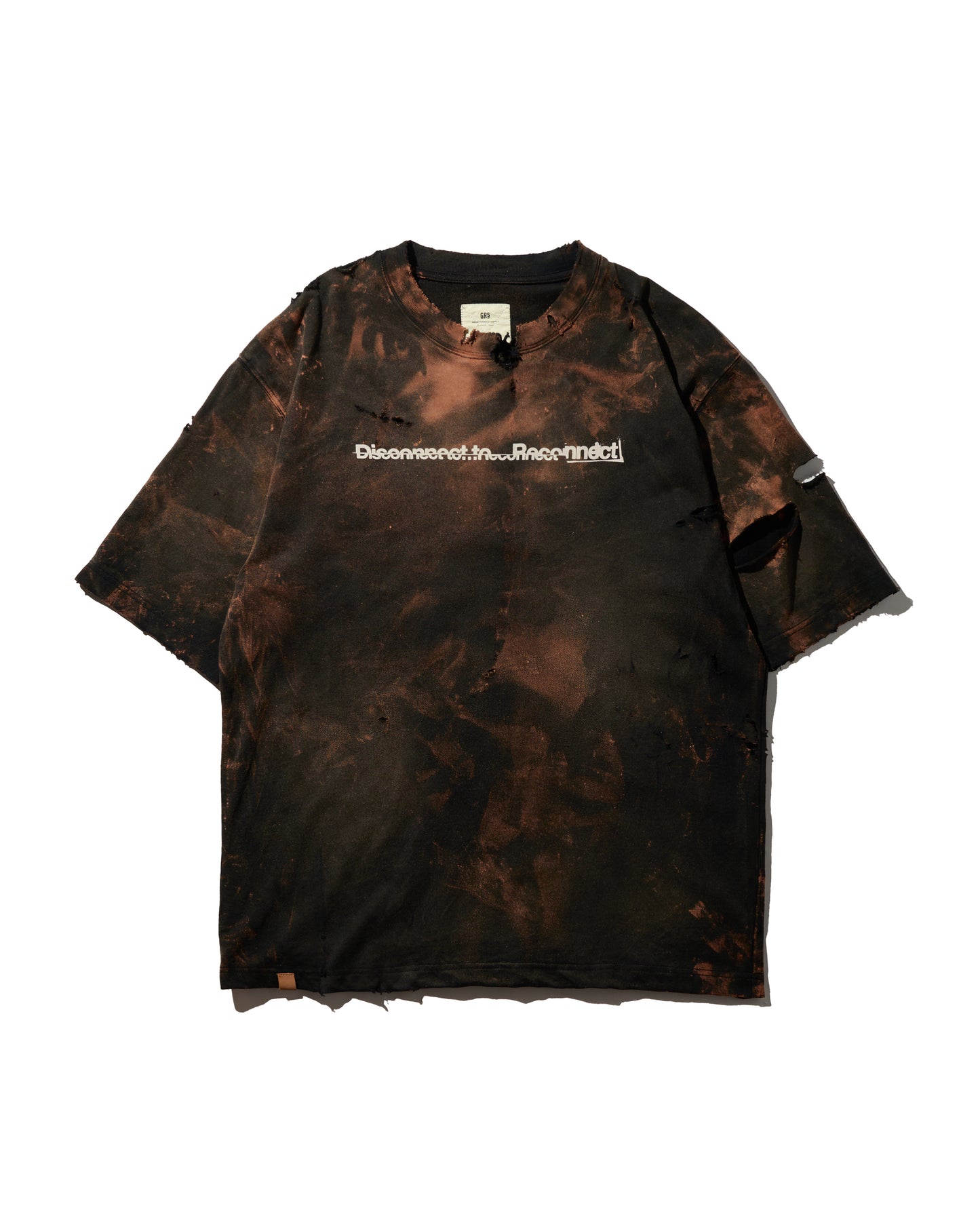 GRS X Disconnect to… Reconnect Themed Sunfaded Heavy Washed Tee